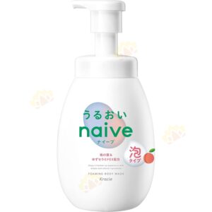 4901417160737 - Kracie Naive Shea Butter Foam Body Wash 600ml