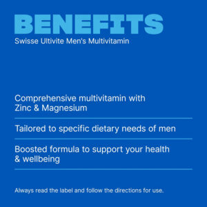 93566728 - Swisse Men's Ultivite Multivitamin 男士复合维他命 60粒装