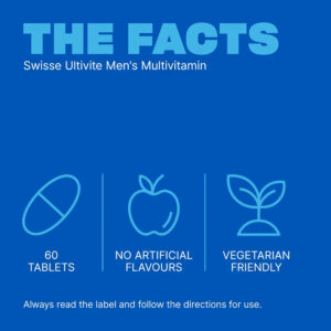 93566728 - Swisse Men's Ultivite Multivitamin 60 Tablets