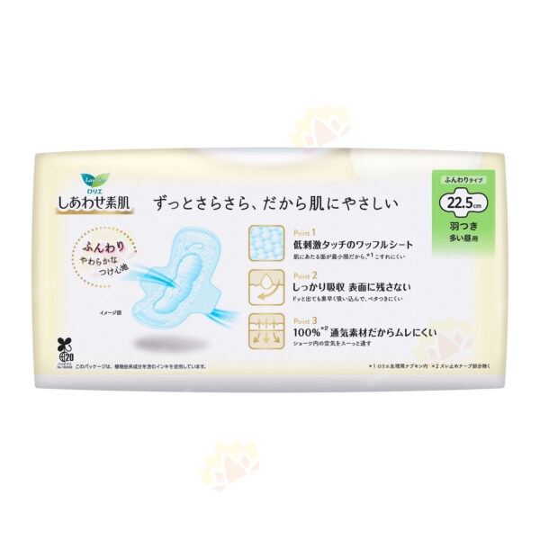 4901301378439 - 花王 Laurier 樂而雅 有護翼 衛生巾 日用 22.5cm 20片
